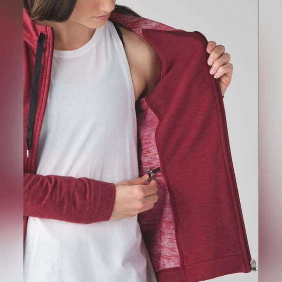 🕸️Lululemon Take Ten Hoodie in Rosewood - Picture 3 of 16